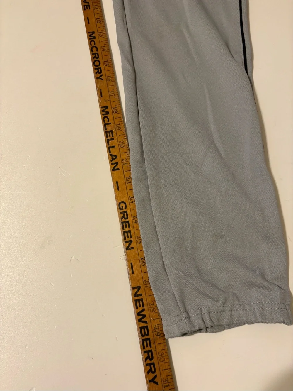 Reebok Light Gray Athletic baseball pants